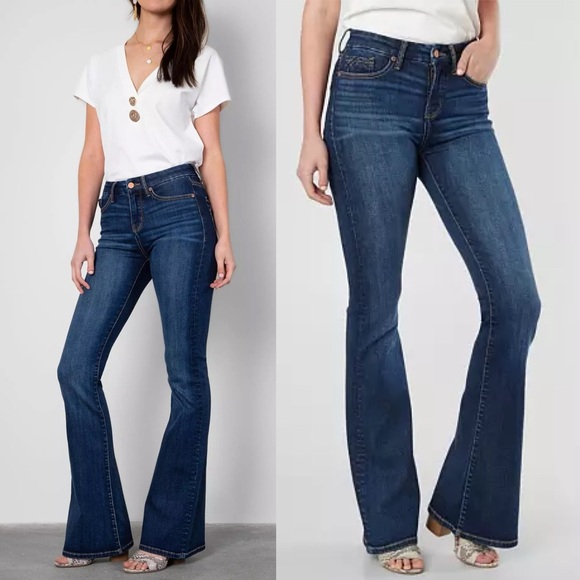 Buckle Denim - BUCKLE BLACK Jeans Fit No. 53 High Rise Flare Fit 53 Blue Size 27x34